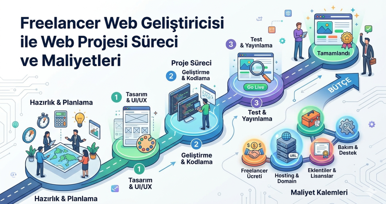 Freelancer ile Web Projesi Yapmak: Süreç, Maliyet ve Doğru Seçim