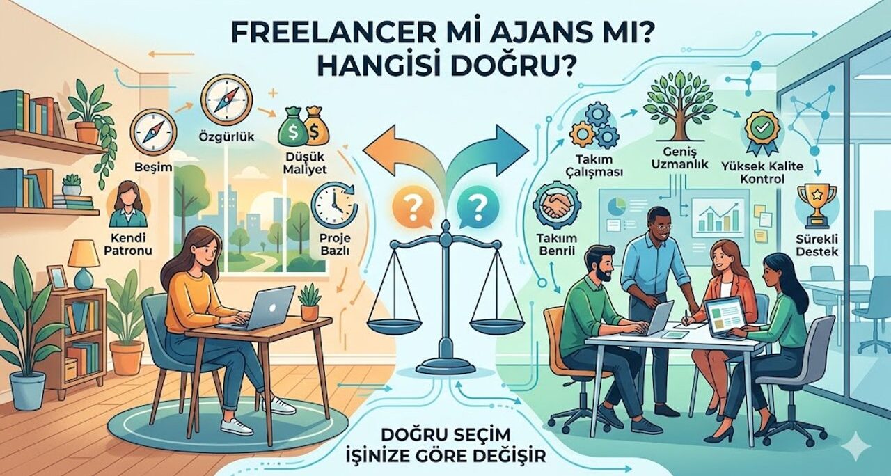 Freelancer mı Ajans mı? Hangisi Doğru?